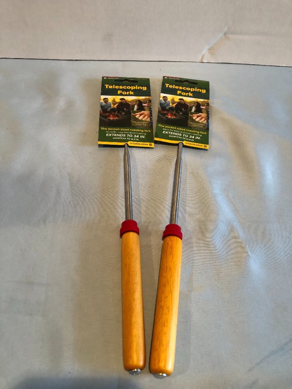 LOT of 2 Coghlans Telescoping Fork - Extends to 34" #F54
